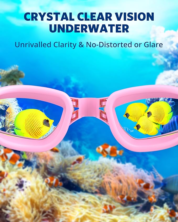 Aegend Swim Goggles, Swimming Goggles No Leaking Full Protection Adult Men Women Youth-StrideForce Fitness