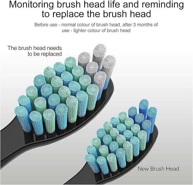 Replaceable Brush Heads Bristle Refill ，Compatibility for Seago/Fairywill Electric Toothbrush FW/SG 507/508/515/551/917/959(Type 10)