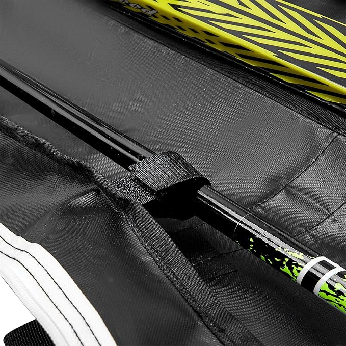 Ski Bag,Single Ski Bags for Air Travel,Ski Bag with Separate Pole Slot,Ski Travel Bag for Snow Gear, Poles and Accessories-StrideForce Fitness