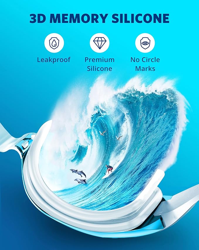 Aegend Swim Goggles, Swimming Goggles No Leaking Full Protection Adult Men Women Youth-StrideForce Fitness