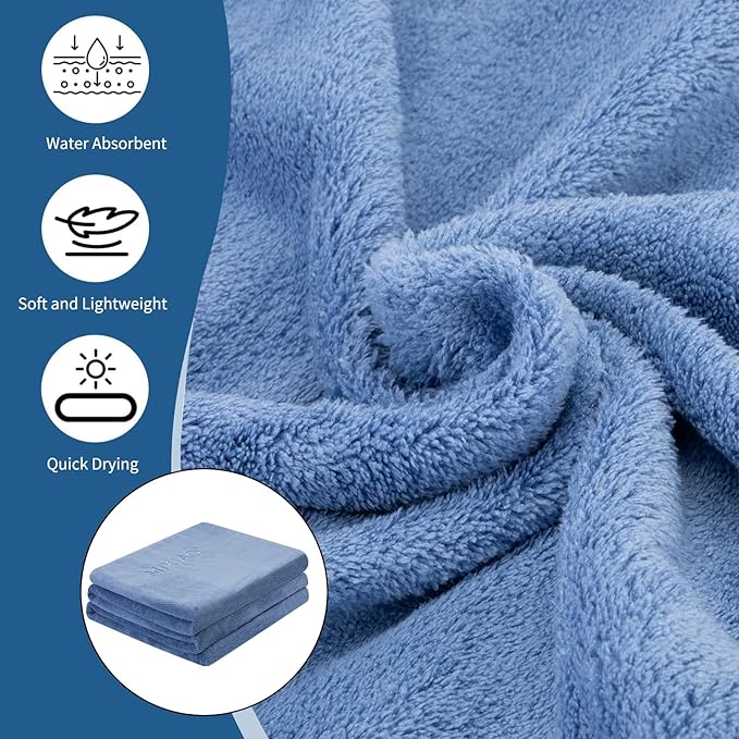 Infrared Sauna Blanket Towel Inserted 30" x 70" Reusable Machine Washable Insert Towel Easy Detoxification Simplifies Clean-Up Super Absorbent Perfect Companion for Infrared Sauna Blanket (Blue)-StrideForce Fitness