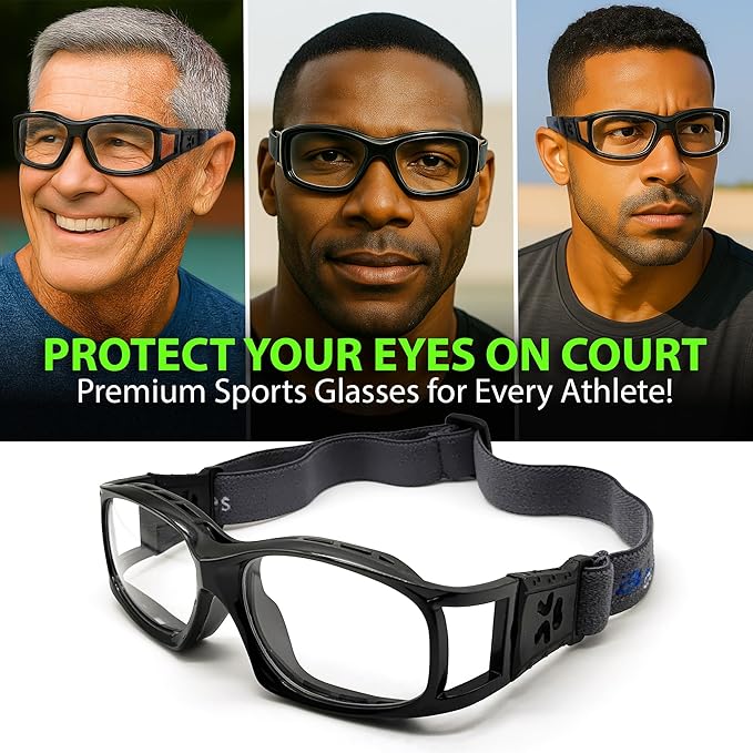 BLUE CUT Safety Outdoor Sports Goggles Unisex Anti Fog Ideal For Basketball Racquetball-StrideForce Fitness