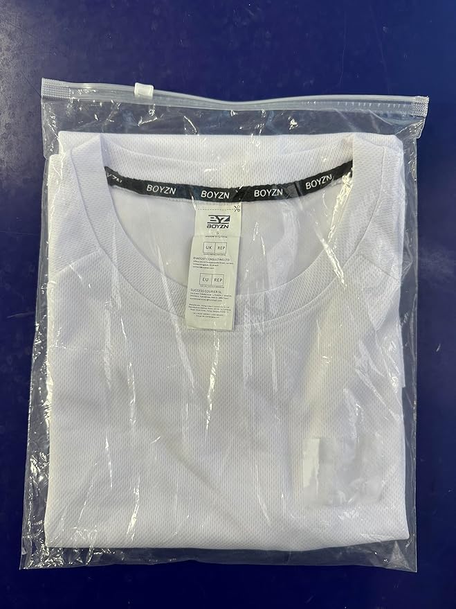 Boyzn 1, 3, 5 or 7 Pack Men's Workout Running Shirts, Dry Fit Moisture Wicking T-Shirt, Gym Athletic Short Sleeve Tee Shirts-StrideForce Fitness