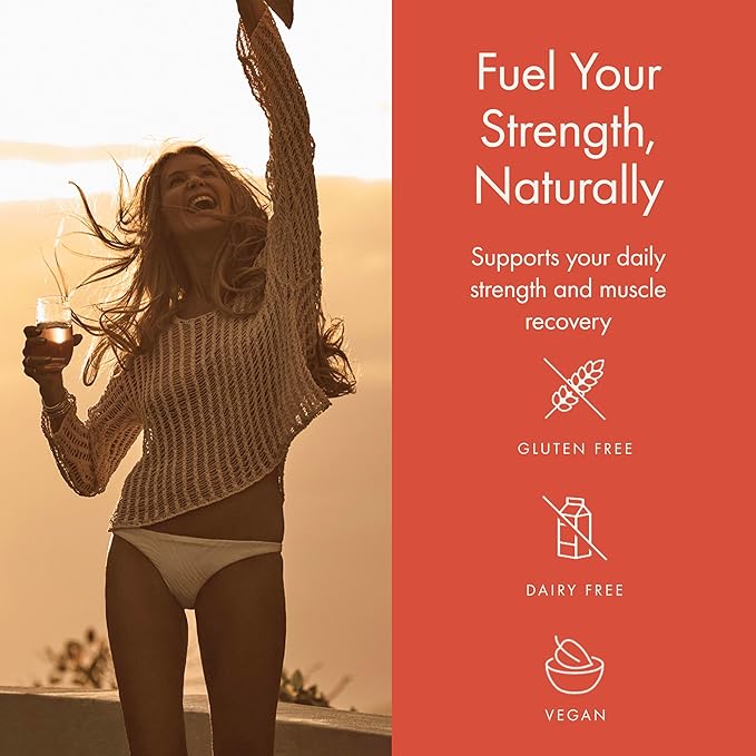 WelleCo HydroProtein Elixir, Potassium Electrolyte Powder with 15g Vegan Protein for Energy, Healthy Hair, Skin & Nails, Easy to Digest Powdered Electrolytes, Black Currant & Pomegranate, 9.5oz Jar-StrideForce Fitness