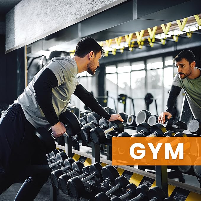 ROOMTEC Workout Mirrors for Home Gym 60"x36", Large Wall Mirror Full Length for Fitness, Yoga, Big Wall Mounted Frameless Glass Mirror for Garage, Dance Studio, Bedroom-StrideForce Fitness