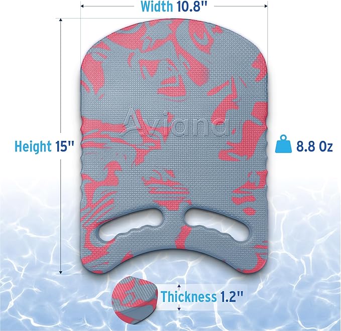 Junior Kickboard Buoy for Youth Children & Toddlers Swimming Aid & Exercise Training Board for Kids to Learn to Swim with Kick Boards in Pool BPA Free-StrideForce Fitness