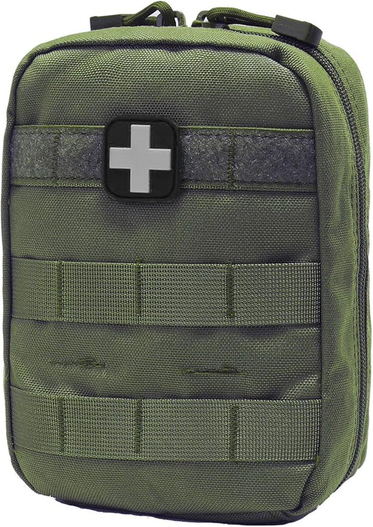 Carlebben EMT MOLLE Ifak Pouch Tactical MOLLE Medical First Aid Kit Utility Pouch Olive-StrideForce Fitness