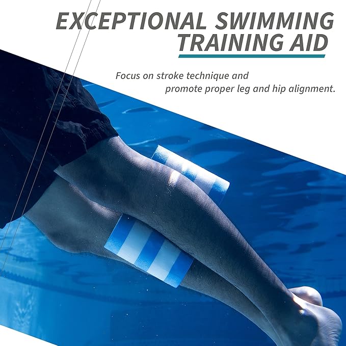 Sunlite Sports EVA 5-Layer Pull Buoy Leg Float - Pool Training Aid, Legs and HIPS Support for Adults, Kids, and Beginners, for Swimming Stroke-StrideForce Fitness