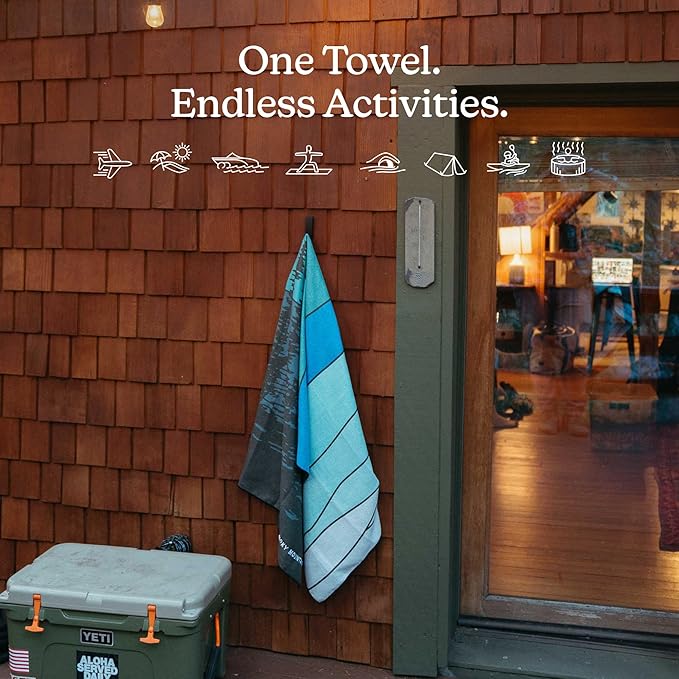 Nomadix Original Towel - Perfect for Beach, Pool, Travel, Camping, Yoga - Made with Recycled Materials - Super Absorbent - Sand Resistant-StrideForce Fitness