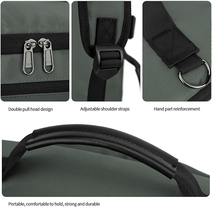 Kalesi Gym Duffle Bag Backpack 4-Way Waterproof with Shoes Compartment for travel Sport Hiking laptop Business-grey-StrideForce Fitness