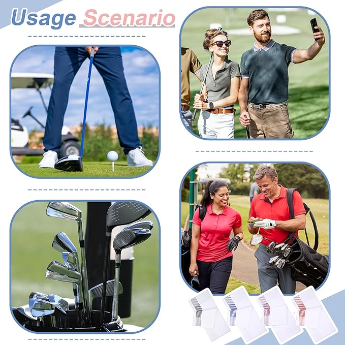 Mixweer Caddy Golf Towel 22" x 42" Large Caddy Towel Camping Sport Towels Cotton Soft Towels for Man Golf Lovers-StrideForce Fitness