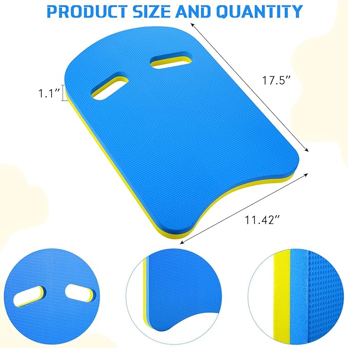 Kickboard Swimming Training Kick Board U Design Summer Aid Float Equipment EVA Foam with Integrated Hole Handle for Water Pool Accessories-StrideForce Fitness
