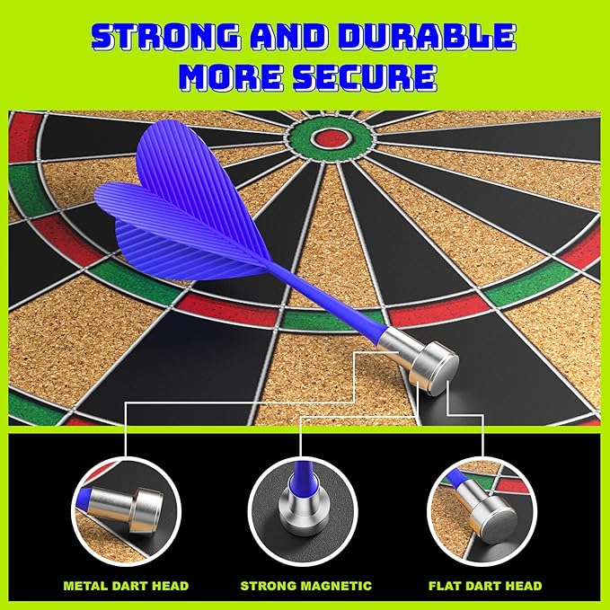 Magnetic Dart Board for Kids Indoor Outdoor Kids Games and Party Games, Christmas Birthday Gifts Toys for Boys Age 3-12-StrideForce Fitness