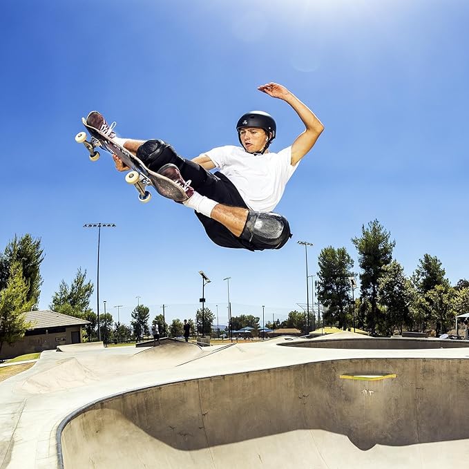 Triple Eight Deep Cover Helmet - Ideal for Skateboarding, Bicycling, BMX, and Roller Skating-StrideForce Fitness