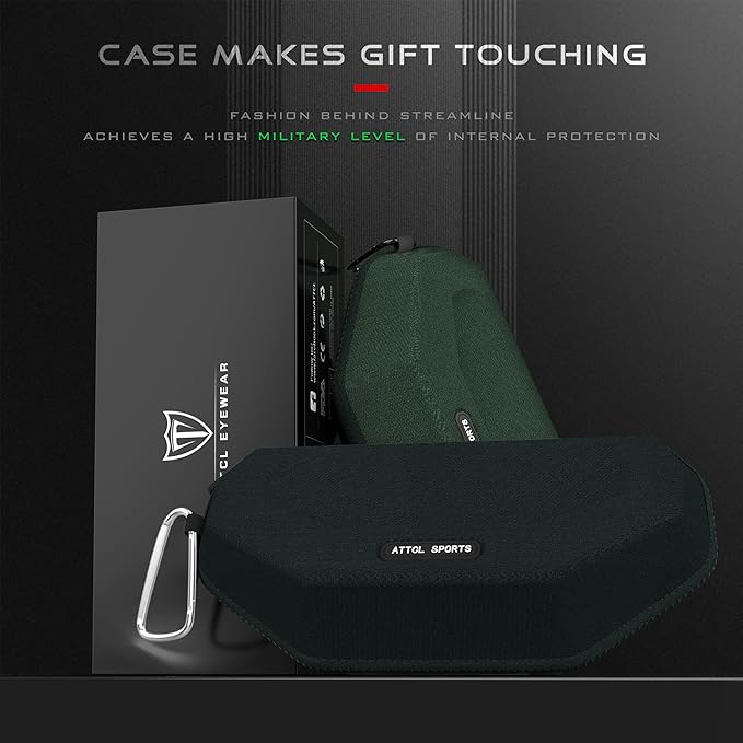 ATTCL Men's Sports Polarized Sunglasses Men for Driving running Fishing Golf - UV Protection Sun glasses Metal Frame-StrideForce Fitness