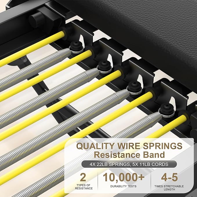 Pilates Reformer, Foldable Reformer Pilates Machine, Pilates Equipment for Home Women Use Gym Workout & Advanced and Beginners Users, Up to 400 lbs Weight Capacity Reformers-StrideForce Fitness