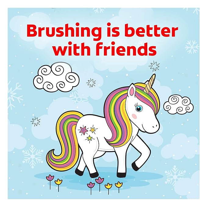 Colgate Kids Battery Powered Toothbrush, Unicorn, Extra Soft Toothbrush, Ages 3 and Up, 12 Pack