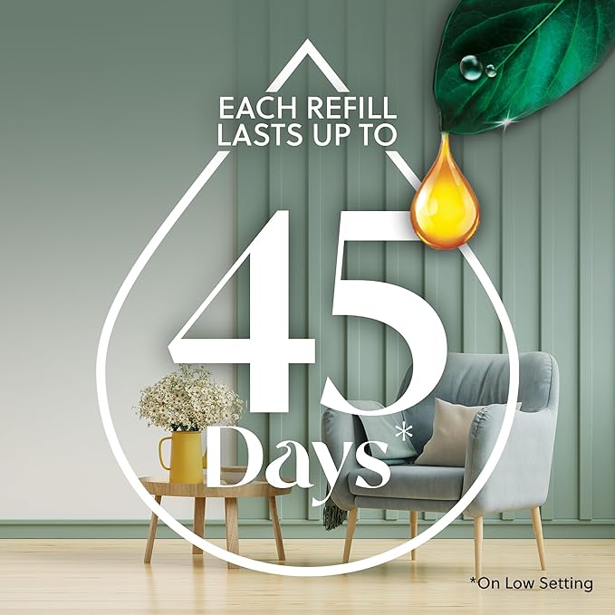 Air Wick Essential Mist Starter Kit (Gadget + 1 Refill), Linen & Petals, Air Freshener, Essential Oils