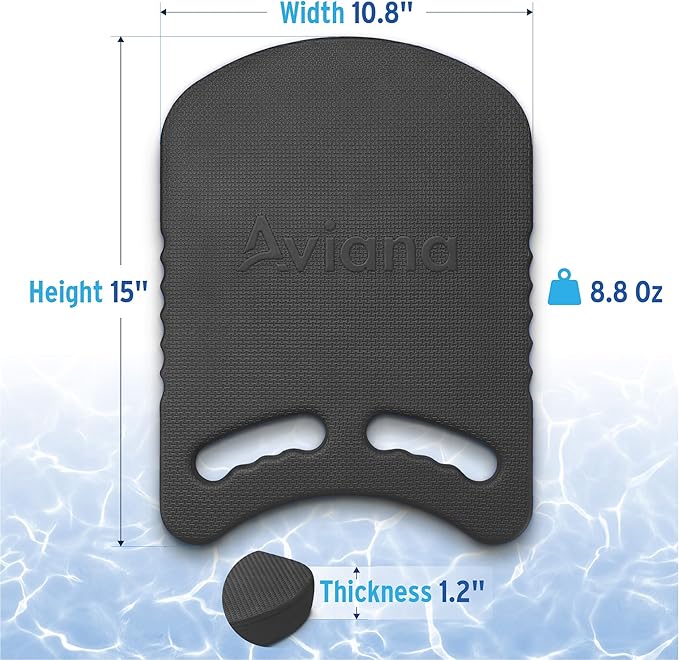 Junior Kickboard Buoy for Youth Children & Toddlers Swimming Aid & Exercise Training Board for Kids to Learn to Swim with Kick Boards in Pool BPA Free-StrideForce Fitness