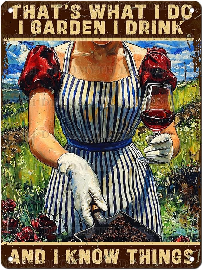 Gardening Decor That's What I Do I Garden Vintage Metal Sign for Home Yard Garden Backyard Garage Man Cave Shed Office Craft Room 12 * 16inch-StrideForce Fitness