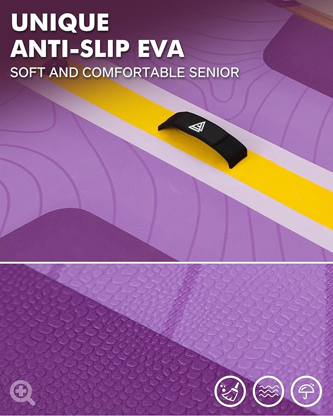 11'6"x35" Inflatable Paddle Board, 450lbs Extra Wide Stand Up Sup Board for Adults, Blow Up Paddleboard Kayak Non-Slip Stable Deck Boat for Yoga Fishing Surf-StrideForce Fitness