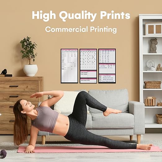 Weekly Planner Pad - Notepad Scheduling System - Dry Erase Board, Task List, and Calendar - Planning Poster for Time Management, Workout, Exercise, and Weight Loss - Expandable Desk Notepad-StrideForce Fitness