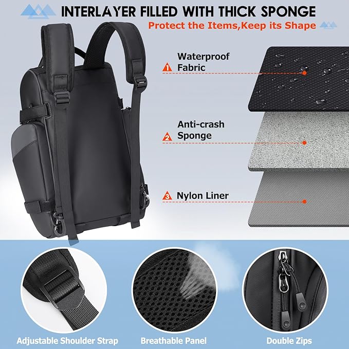 RAINSMORE Bike Bags for Bicycle Rear Rack 15L Waterproof Bike Ebike Trunk Pannier Saddle Bag with Rain Cover Bike Accessories Backpack Shoulder Bag for Commuter Travel Outdoor, Black-StrideForce Fitness