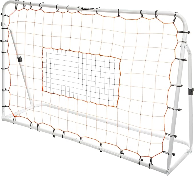Franklin Sports Soccer Rebounder - Tournament Steel Rebounding Net - Perfect for Backyard Practice and Training - 12' x 6' & 6' x 4'-StrideForce Fitness
