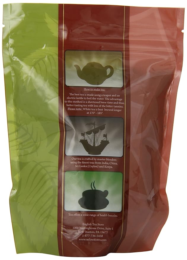 Organic Pearl River Green Tea Loose Leaf Tea | Hand-Plucked Pre-Dawn Leaves | Bright Forest Green Cup | Vegan Kosher | High Antioxidant | 4oz Resealable Pouch by English Tea Store-StrideForce Fitness