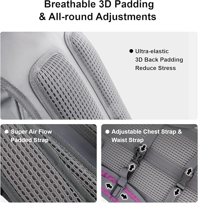 Everfun Hydration Backpack 18L with Water Bladder 2L/3L Hiking Water Backpack Women Men Hydration Pack Insulated Lightweight Day Hydropack with Storage for Hiking, Biking, Running, Festival-StrideForce Fitness