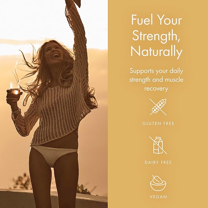 WelleCo HydroProtein Elixir, Potassium Electrolyte Powder with 15g Vegan Protein for Energy, Healthy Hair, Skin & Nails, Easy to Digest Powdered Electrolytes, Passionfruit, 9.5oz Jar-StrideForce Fitness