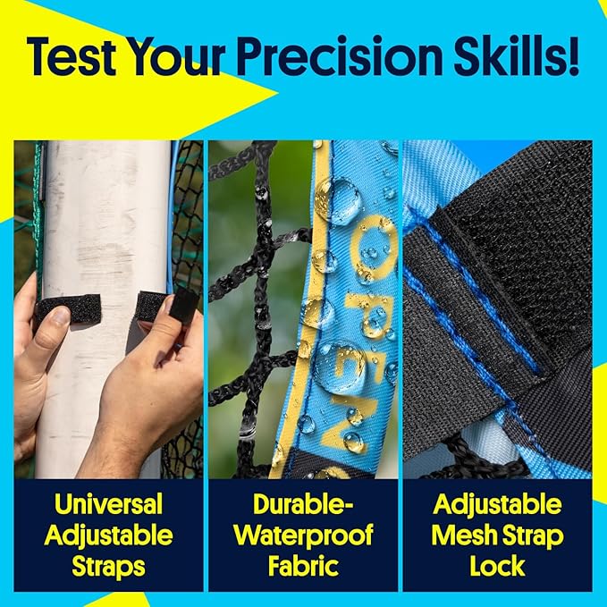 3-in-1 Soccer Training Rebounder & Goal Backstop Net - Soccer Goal for Volley, Passing, Solo Training - Outdoor Sports, Backyard Games-StrideForce Fitness