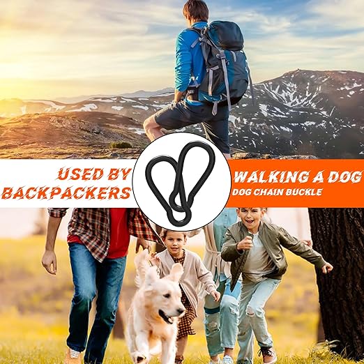 Black Carabiner Clips 2.36IN Spring Snap Hooks M6 120PCS Small Carabiners Galvanized Steel Quick Links Caribiniers for Outdoor,Hiking,Camping,Hammocks,Dog Leashes.Backpack Snaps-StrideForce Fitness