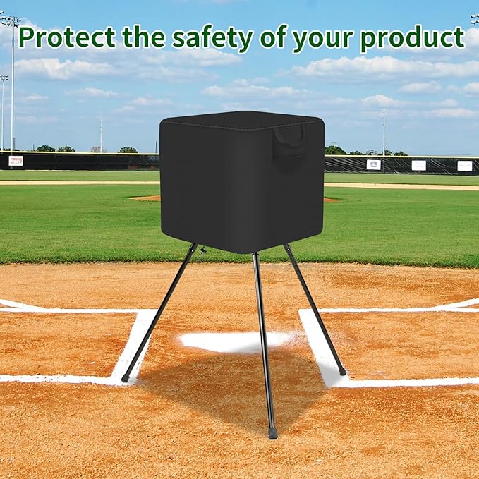 Pitching Machines Cover - Waterproof 600D Oxford Fabric, Dustproof, Resistant, Sunproof Hack Attack Pitching Machine Cover for Baseball/Softball All-Weather Protection-StrideForce Fitness