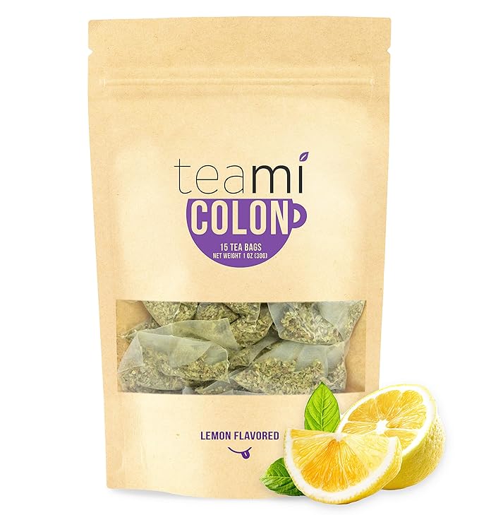 Teami® Colon Detox Tea | All Natural Cleanse tea for Men & Women | 30 Day Supply, 15 Tea Bags (Lemon)-StrideForce Fitness