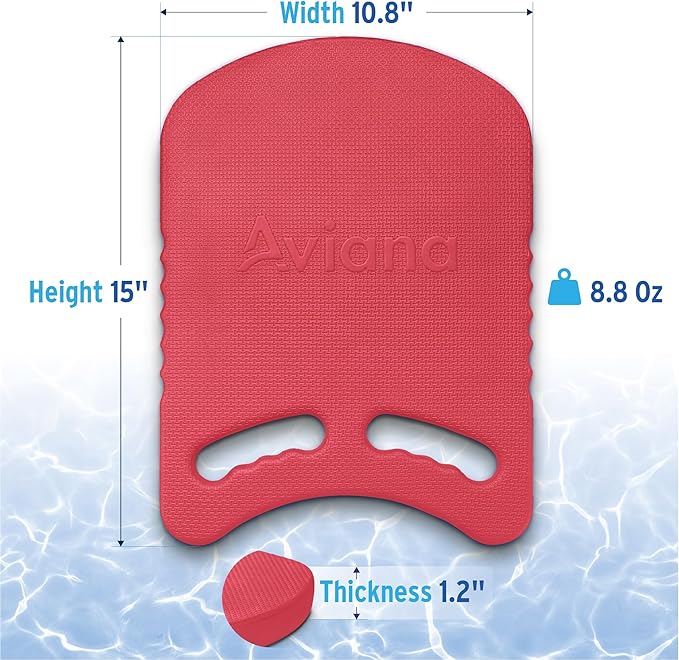 Junior Kickboard Buoy for Youth Children & Toddlers Swimming Aid & Exercise Training Board for Kids to Learn to Swim with Kick Boards in Pool BPA Free-StrideForce Fitness