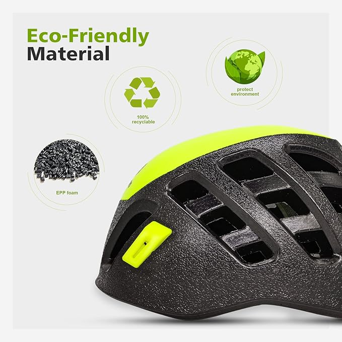 Rock Climbing Helmet for Adult, Lightweight Adjustable Helmet for Rock Tree Climbing Work at Height-StrideForce Fitness