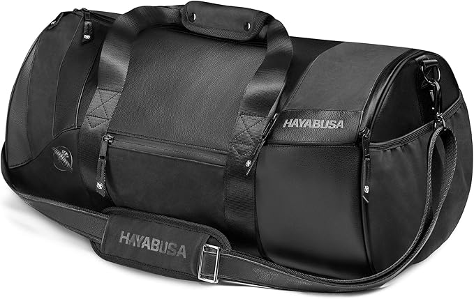 Hayabusa Elite Boxing Duffle Bag - 35 Liters, Black-StrideForce Fitness