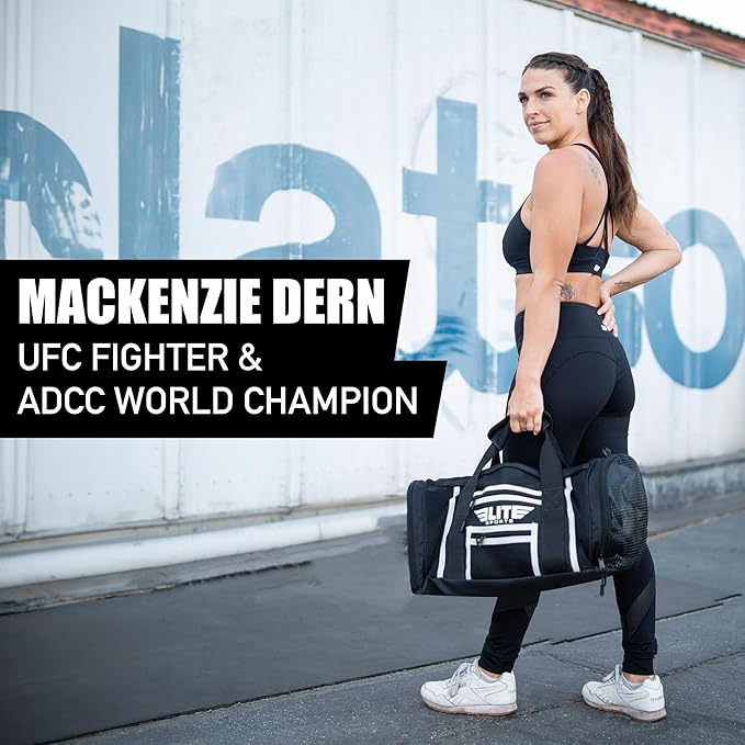 Elite Sports Boxing Gym Duffle Bag for MMA, BJJ, Jiu Jitsu gear,Duffel Athletic Gym Boxing Bag-StrideForce Fitness