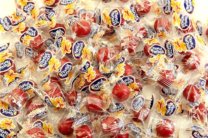 Planet Sweets Tongue Torchers Hard Candy - 1.5 Pounds - Hot Cinnamon Jawbreakers Individually Wrapped Candies