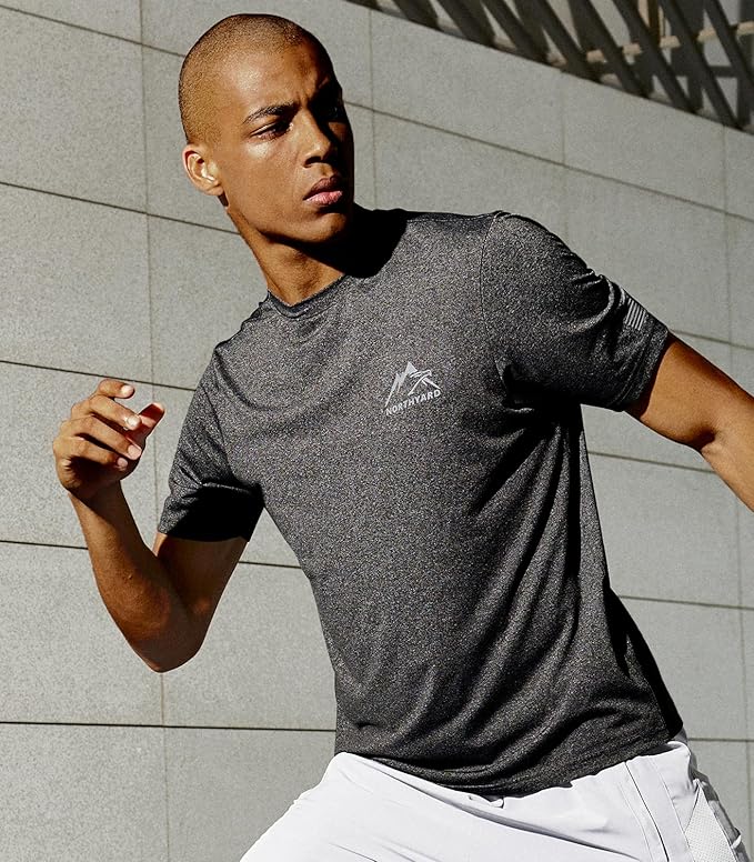 NORTHYARD Men's UPF 50+ Sun Protection Shirts Swim SPF UV Quick Dry Short Sleeve T-Shirts for Athletic Fishing Rash Guard-StrideForce Fitness