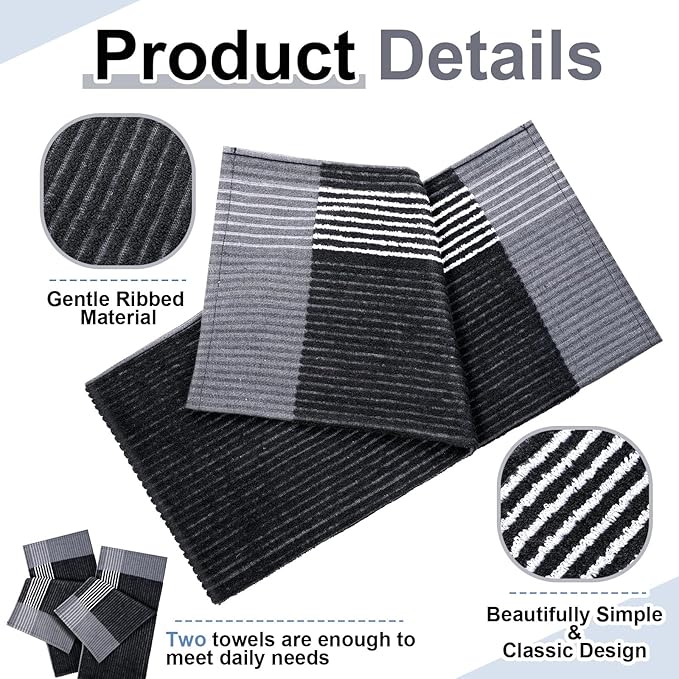 Mixweer Caddy Golf Towel 22" x 42" Large Caddy Towel Camping Sport Towels Cotton Soft Towels for Man Golf Lovers-StrideForce Fitness