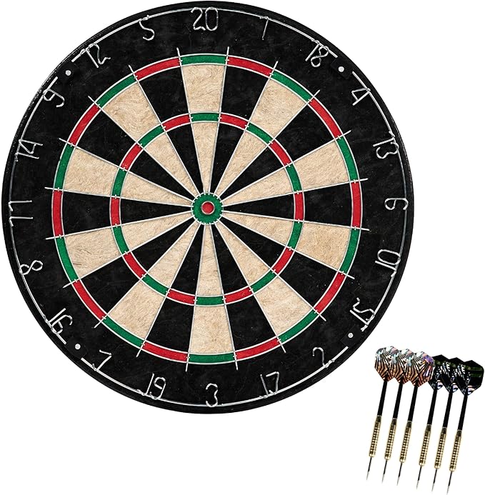 MD Sports Dartboard Cabinet Multiple Styles Electronic Dartboard With Digital X/O Cricket Scorekeeping and Dart Set, Perfect for Cricket Games-StrideForce Fitness