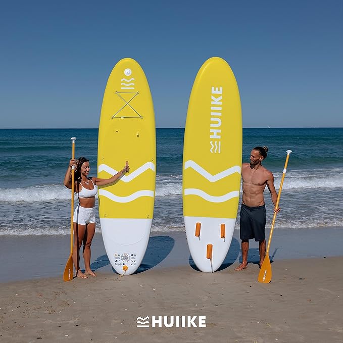 Inflatable Paddle Board for Adults with Accessories Included, Oar, Fins, Pump. Stand Up Paddleboard Great Stability and Resistance. 10’ x 33" x 5.9", Maximum Load 286 lb-StrideForce Fitness