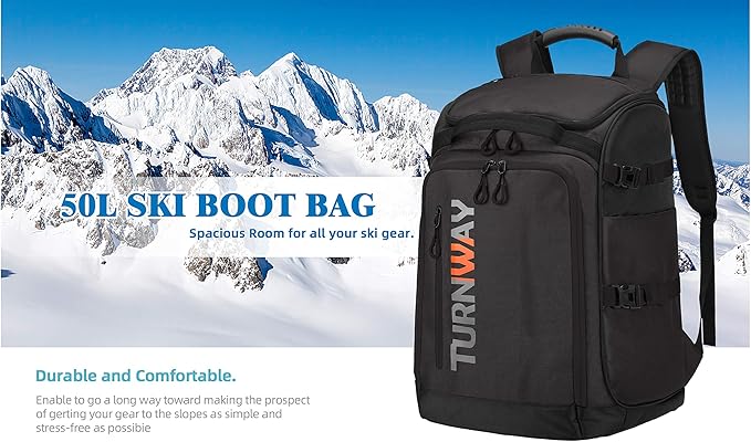 Ski/Snowboard Boot Bag/Skating Bag | Excellent for Store and Transport Gear, Jacket, Helmet, Goggles, Gloves & Accessories-StrideForce Fitness