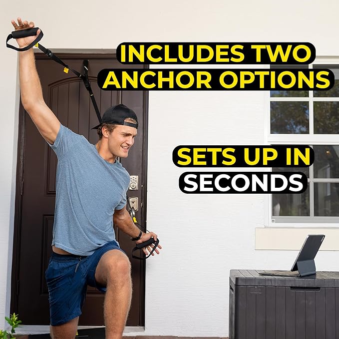 TRX GO Suspension Trainer, At Home, Portable Gym Workout, For Strength Training, Full Body Exercise Equipment-StrideForce Fitness