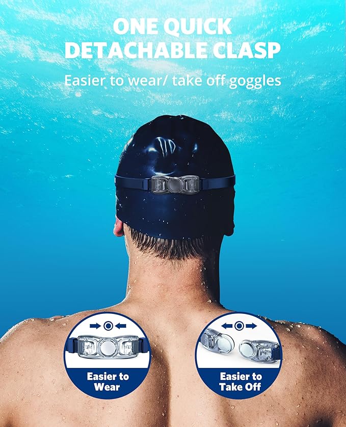 Aegend Swim Goggles, Swimming Goggles No Leaking Full Protection Adult Men Women Youth-StrideForce Fitness