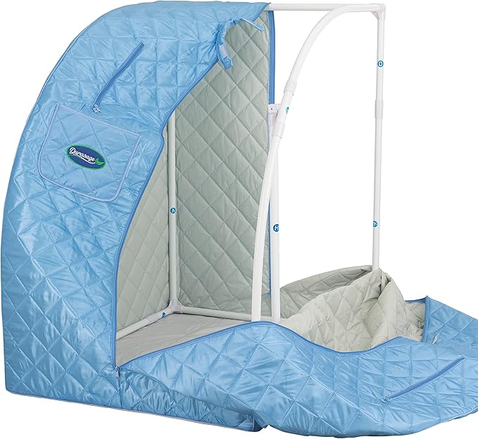 Durasage Portable Personal Steam Sauna for Home – Foldable Full Body Spa Tent with 800W Steam Generator, 60-Min Timer, Chair Included for Relaxation & Wellness-StrideForce Fitness