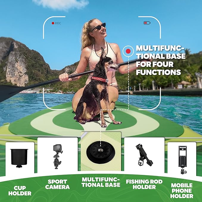 Starcity 11'6"*34"*6" Stand Up Paddle Board,Inflatable Paddle Boards for Adults w/a Simple and Non Slip Design, Moderate Length and Easy Operation, Suitable for Adults.-StrideForce Fitness