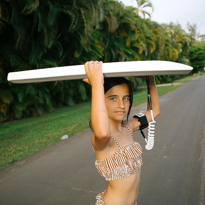 Veer Body Board - High Performance Adult or Child Sized Boogie Board - Bodyboard for Adults, Kids, Boys and Girls - Includes Premium Neoprene Tether with Two-Way Rotation-StrideForce Fitness